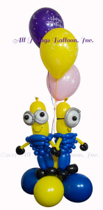 balloon decor - Minions Delivery Piece for kid's birthday event